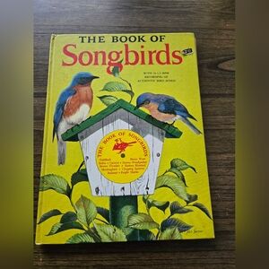 Vintage Songs Of Songbirds 1956 Illustrated Book With RPM Of Sounds
